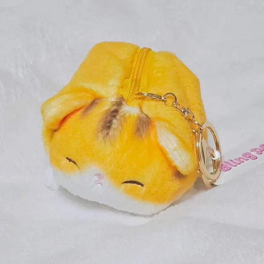 [BUNJANG] Cat Pouch Plush Keychain / 고양이 파우치 인형 키링