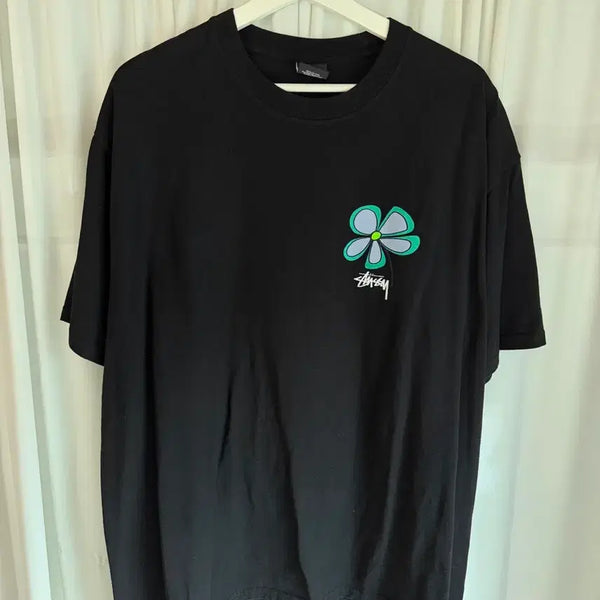 [BUNJANG] Stussy Flower T-Shirt / 스투시 플라워 티셔츠