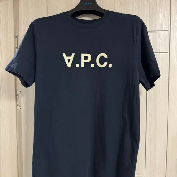 [BUNJANG] A.P.C. Navy Short Sleeve T-Shirt Size L / (A.P.C.)아페쎄 네이비 반팔 L A급