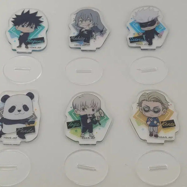 [BUNJANG] Jujutsu Kaisen Mini Acrylic Standee Bundle Set / 주술회전 미니 아크릴 스탠드 6개 일괄 고죠 나나미 메구미
