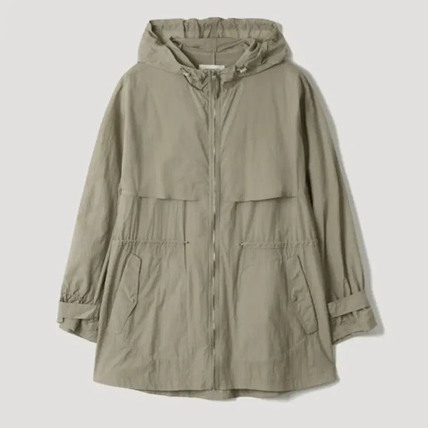 [BUNJANG] She's Miss Light Khaki Half-Length Single-Layer Jumper (Size 55) / 쉬즈미스 홀겹 점퍼 55