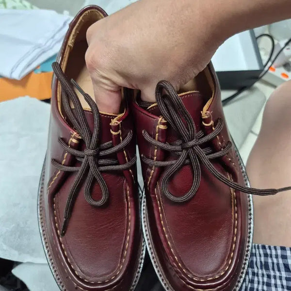 [BUNJANG] Kinch x Henry Cotton Brown Leather Loafers / 킨치 x 헨리코튼 260 Arc-836(a) 브라운