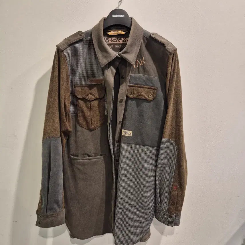 [BUNJANG] Black Yak Shirtdress Style Field Jacket / 블랙야크 셔츠형 야상자켓