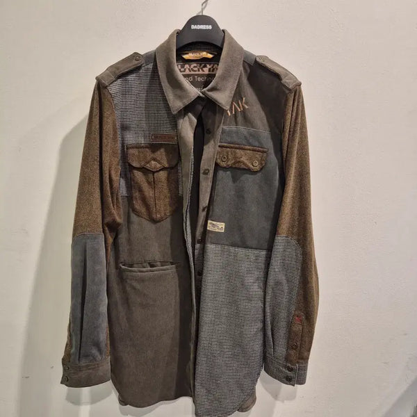 [BUNJANG] Black Yak Shirtdress Style Field Jacket / 블랙야크 셔츠형 야상자켓