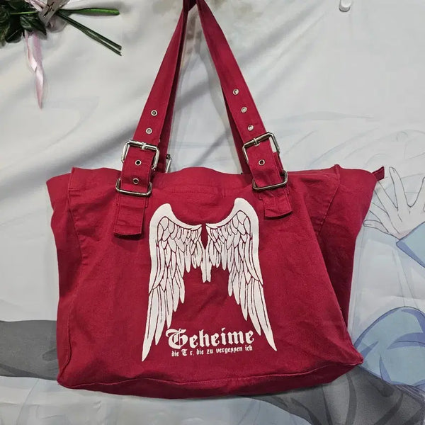 [BUNJANG] Blood Storm CLUB BIDY LINE Pink Goth Studded Shoulder Bag / Blood Storm CLUB BIDY LINE 핑크 고스토드솔더백
