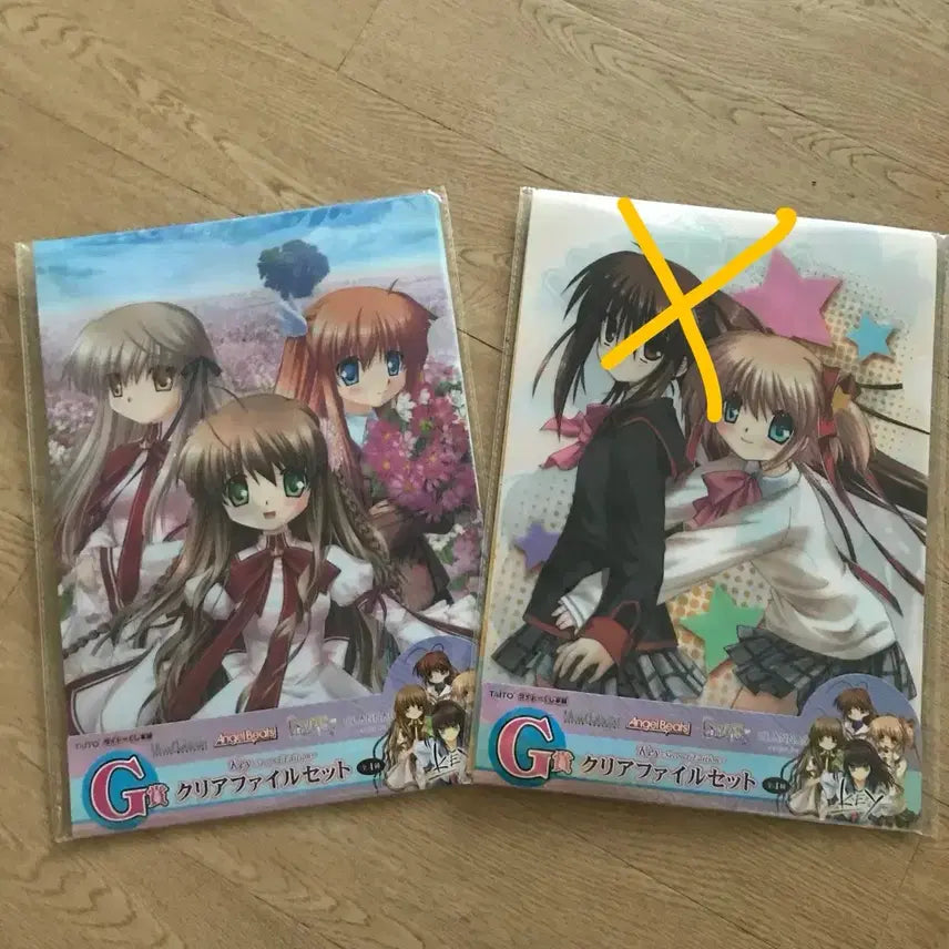 [BUNJANG] Key Little Busters! Rewrite Clear Poster File Set / KEY 타이토 리라이트 클리어 포스터 파일 세트