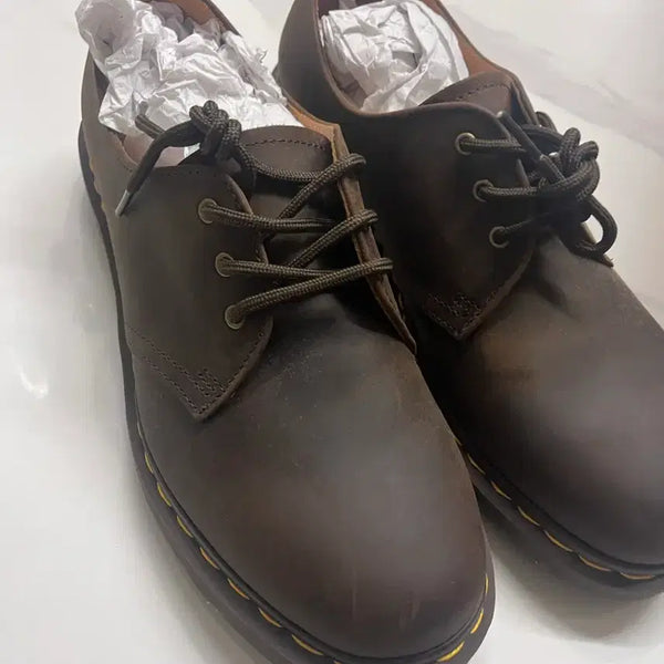 [BUNJANG] Dr. Martens 1461 Vintage Brown Crazy Horse Shoes / 닥터마틴 1461 빈티지 브라운 크레이지 홀스