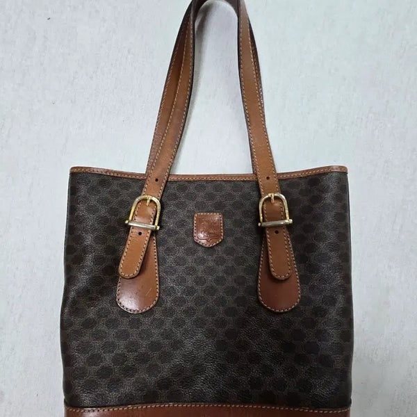 [BUNJANG] Celine Macadam Bucket Tote Shoulder Bag / 셀린느 마카담 버킷백 토트백 숄더백