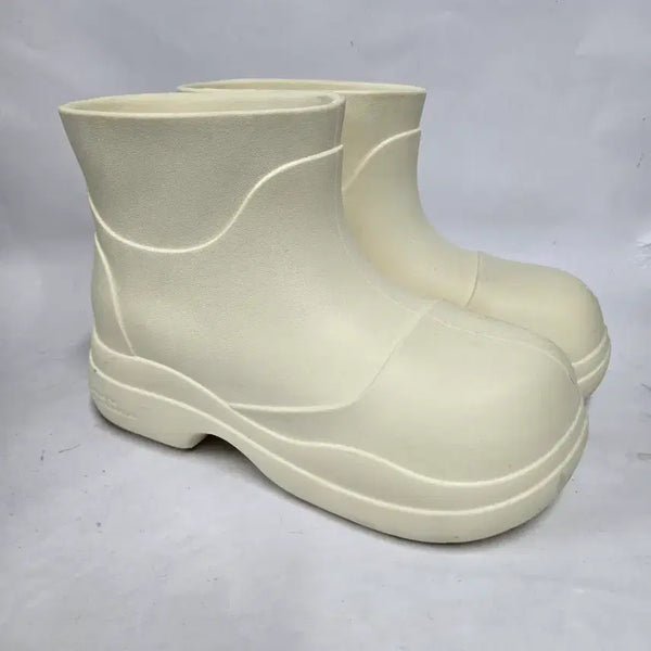 [BUNJANG] Rockfish Weatherwear Short Rain Boots Ivory US 4.5 / 락피쉬 웨더웨어 숏 레인부츠 아이보리 US4.5