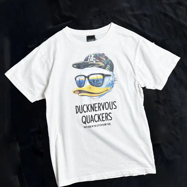 [BUNJANG] B ONE SOUL DUCK DUDE Skater Graphic T-Shirt / 일본빈티지 B ONE SOUL 덕듀드 티셔츠