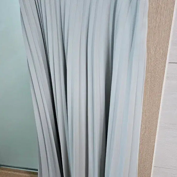 [BUNJANG] Pleated Long Skirt (Mint, One Size) / 주름스커트 (민트색. 프리사이즈)