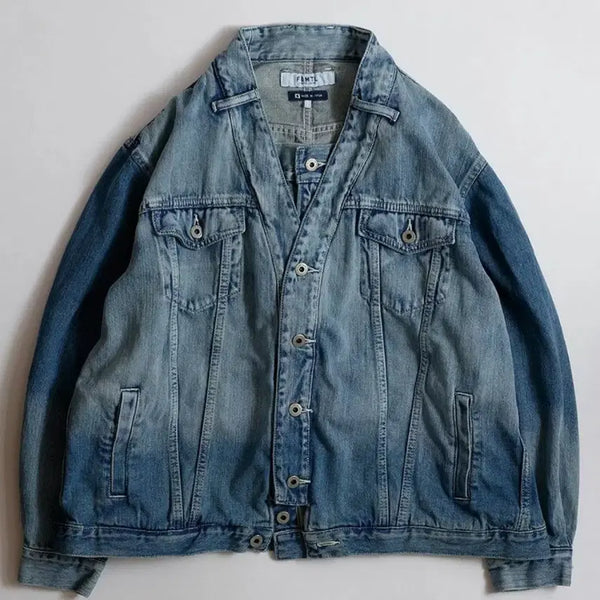 [BUNJANG] FDMTL T-FORM JACKET 3YR WASH Denim Jacket / FDMTL 데님자켓 T-FORM JACKET 3YR WASH