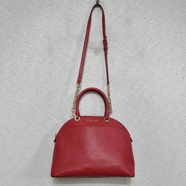 [BUNJANG] Michael Kors Red Dome Bag Shoulder Bag / 마이클코어스 레드 돔백 숄더백ㅡ0416ㅇㅇ