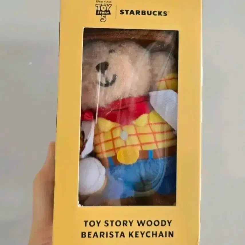 [BUNJANG] Starbucks Toy Story Woody Bearista Keychain / 스타벅스 토이스토리 키링 우디 토이 스토리 베어리스타 키체인 베어리 인형