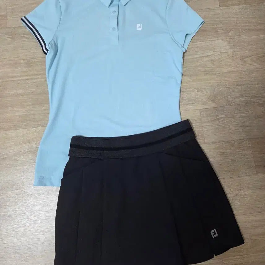 [BUNJANG] FJ Golf Wear Top and Skirt Set / FJ 골프웨어 상의 스커트 세트
