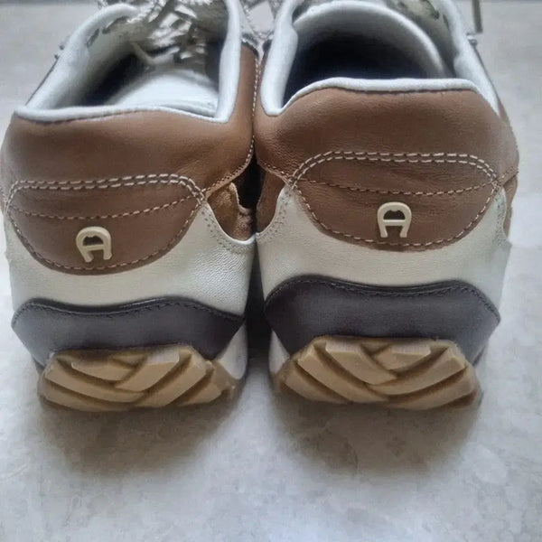 [BUNJANG] Aigner Sneakers Brown/White / 아이그너 스니커즈 브라운/화이트