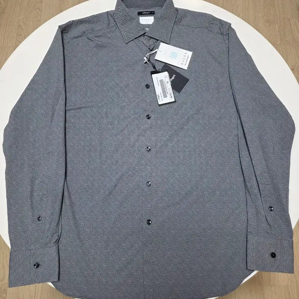[BUNJANG] Allegri x Xacus Herringbone Active Dress Shirt - Dark Grey (XL / 105) / 알레그리  xacus 해링본 드레스 셔츠 XL 105 정가35 다크그레이