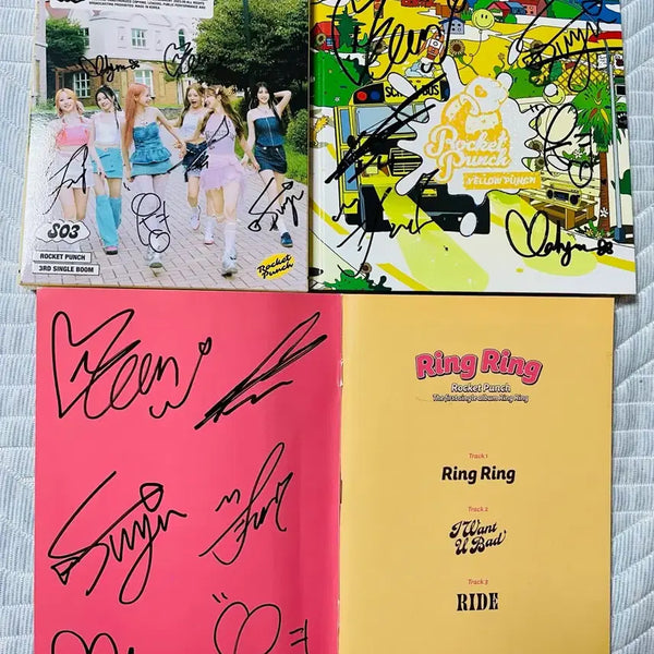 [BUNJANG] Rocket Punch Signed Album Set / 로켓펀치 Rocket Punch 친필싸인 앨범 3종세트 비매