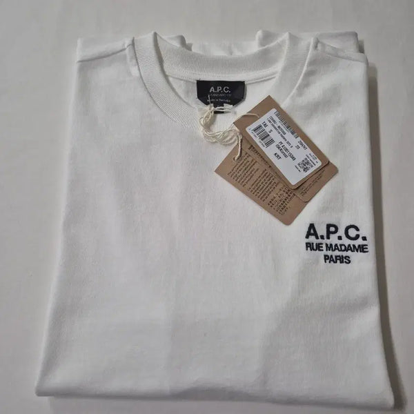 [BUNJANG] A.P.C. Rumadam Short Sleeve T-Shirt White S / A.P.C. 아페쎄 루마담 반팔티 화이트 S