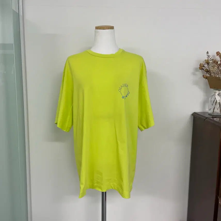 [BUNJANG] OIAUER Neon Color Short Sleeve T-Shirt / [OIAUER] 네온 컬러 반팔 티셔츠