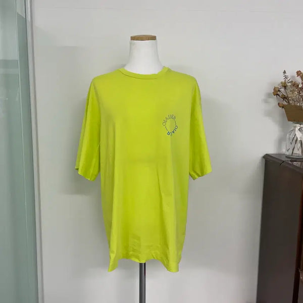 [BUNJANG] OIAUER Neon Color Short Sleeve T-Shirt / [OIAUER] 네온 컬러 반팔 티셔츠