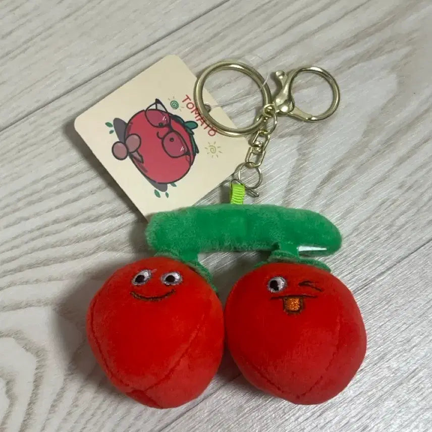 [BUNJANG] Tomato Charm Doll / 토마토 키링 인형