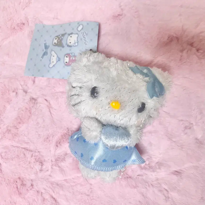 [BUNJANG] Bogeul Angel Hello Kitty Plush Keychain / 뽀글엔젤 헬로키티 인형키링