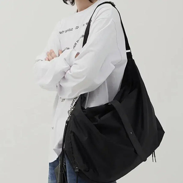 [BUNJANG] Coin Seoul Mimthewardrobe Double String Big Messenger Bag / 코인서울 밈더워드로브 더블 스트링 빅 메신저 백