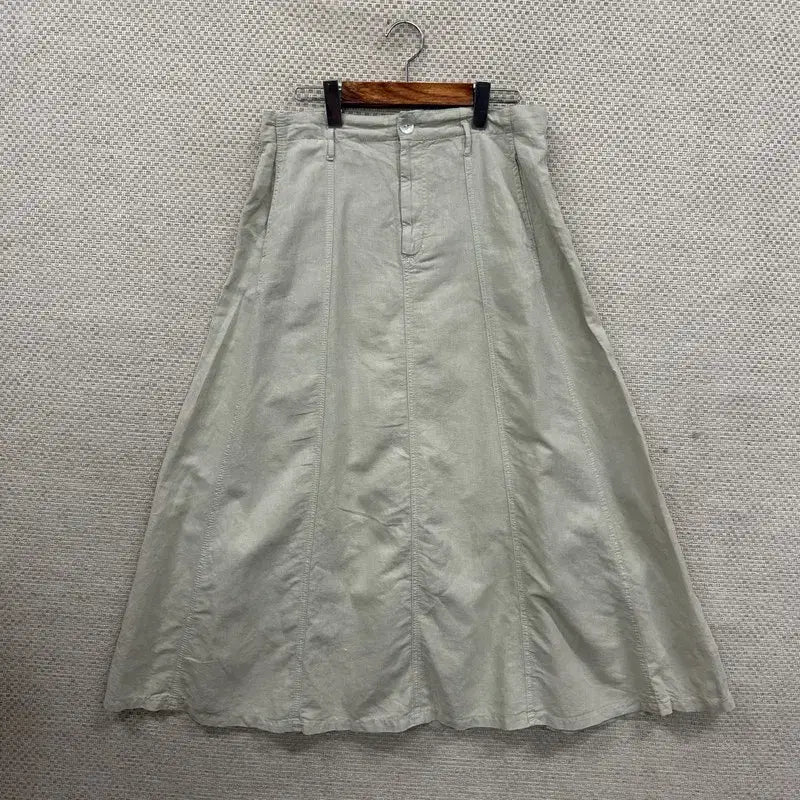 [BUNJANG] ZARA Linen Long Skirt 30-inch / 자라 ZARA 린넨 롱스커트 30인치 D05941