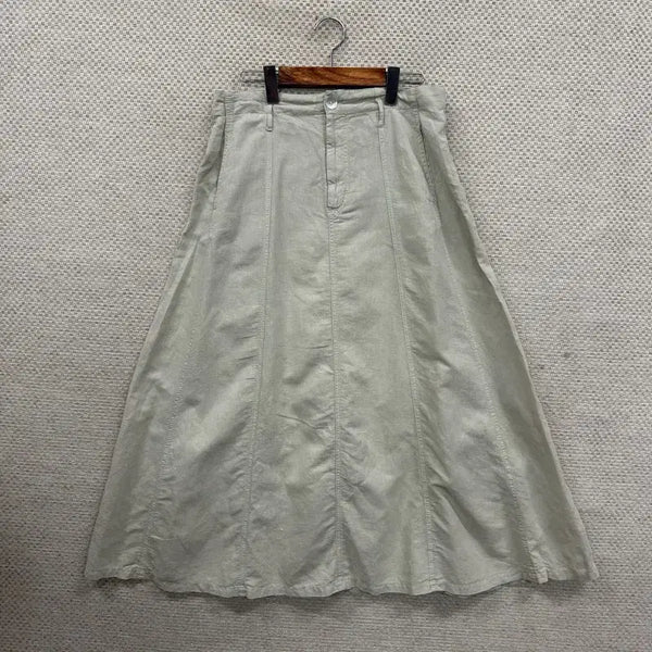 [BUNJANG] ZARA Linen Long Skirt 30-inch / 자라 ZARA 린넨 롱스커트 30인치 D05941