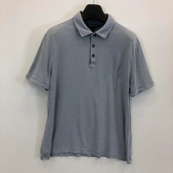 [BUNJANG] Michael Kors Cotton Pique Polo Shirt L Blue / 마이클코어스 폴로카라티 L