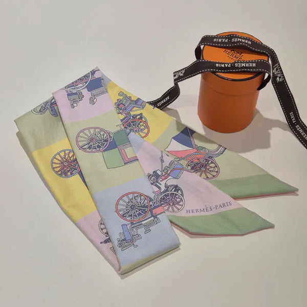 [BUNJANG] Hermes Silk Twilly Scarf / 에르메스 실크 트월리 스카프