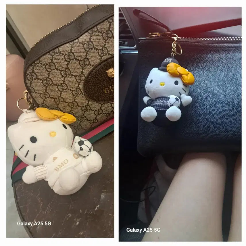 [BUNJANG] Son Heung-min x Hello Kitty Football Keyring Set / 손흥민키티 축구 키링 세트키링
