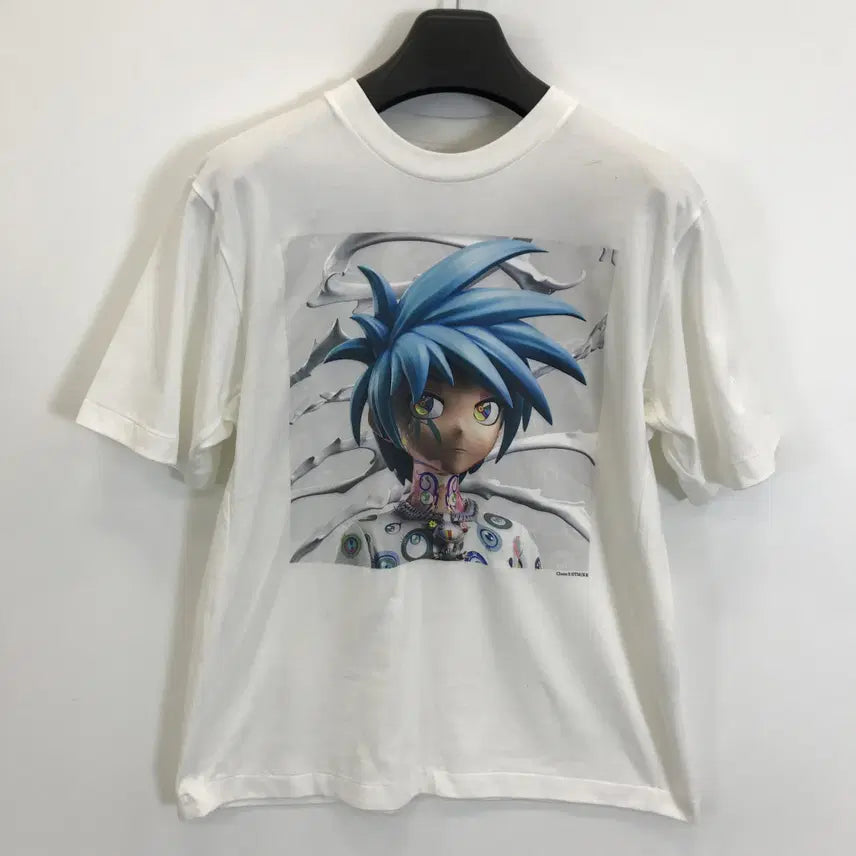 [BUNJANG] CLONE X x Takashi Murakami Short Sleeve T-Shirt White Size S / CLONE X x 무라카미타카시 티셔츠 [S]