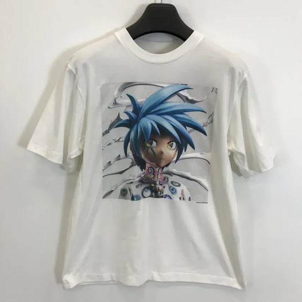 [BUNJANG] CLONE X x Takashi Murakami Short Sleeve T-Shirt White Size S / CLONE X x 무라카미타카시 티셔츠 [S]