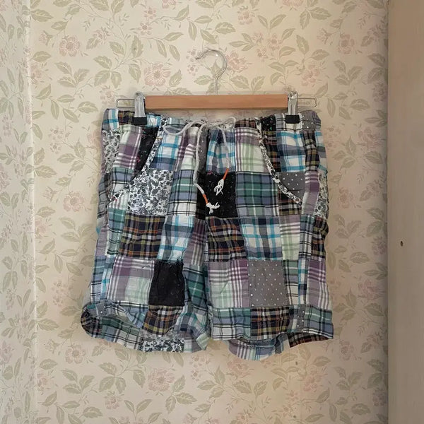 [BUNJANG] Vintage Patch Shorts / 패치 반바지 빈티지모리걸 지구샵카모메산장스즈코모리노가토카메닛시 아오이유우