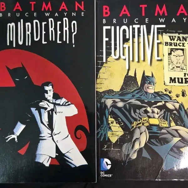 [BUNJANG] Batman: Bruce Wayne - Murderer? / Fugitive TPB Set (Original English Editions) / 배트맨 브루스 웨인 살인자,도망자 세트 dc 코믹스