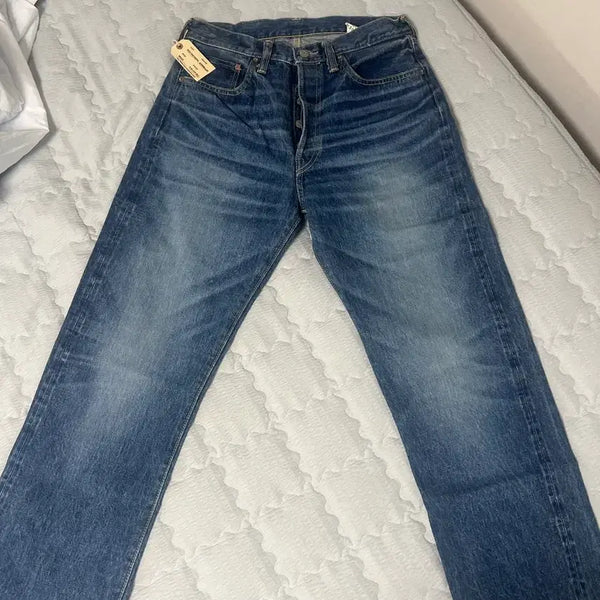 [BUNJANG] Sugarcane 1947 SC41947SW Mid Blue Denim Jeans Size 33/30 / 슈가케인 1947 SC41947SW 중청 33/30 사이즈