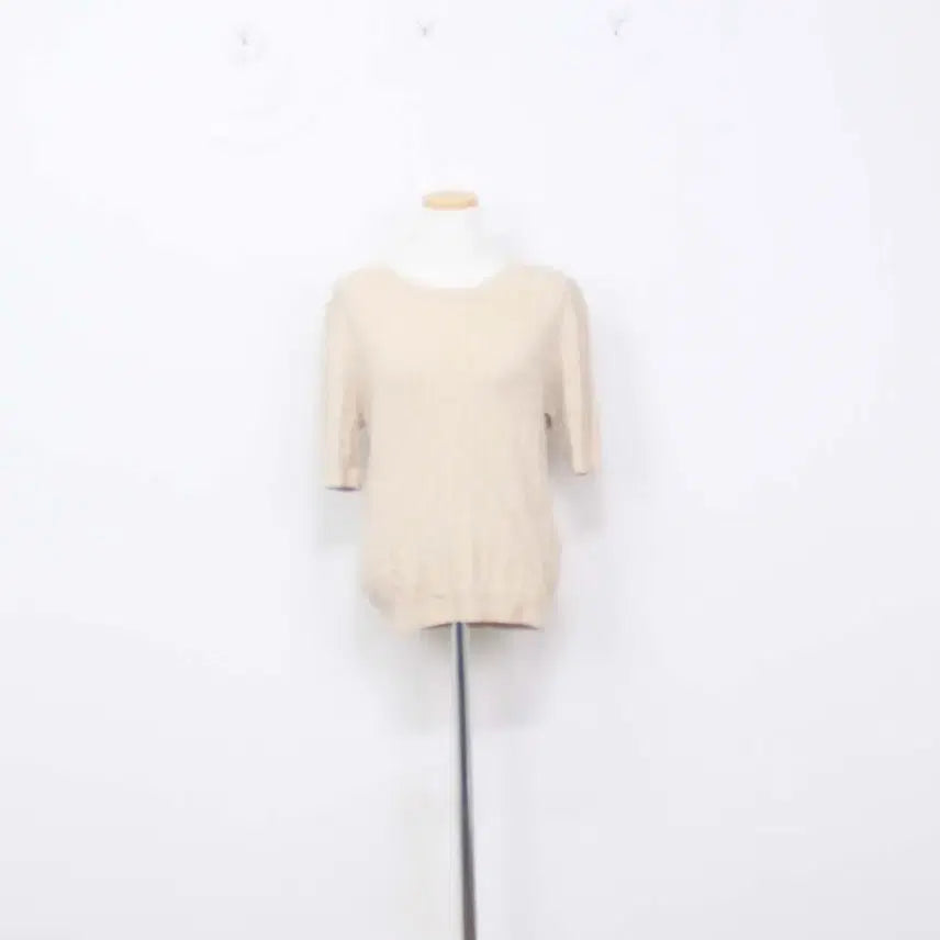 [BUNJANG] Morgan Women's Round Knit Sweater Beige / [정품] 모르간 여성 니트 스웨터 신상 66 정인샵