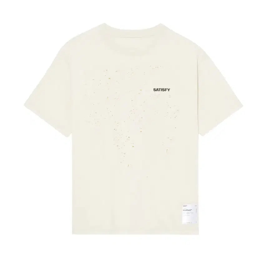 [BUNJANG] Satisfy Mostech T-Shirt Aged Ecru / 새티스파이 모스테크 반팔 티셔츠 에이지드 에크루