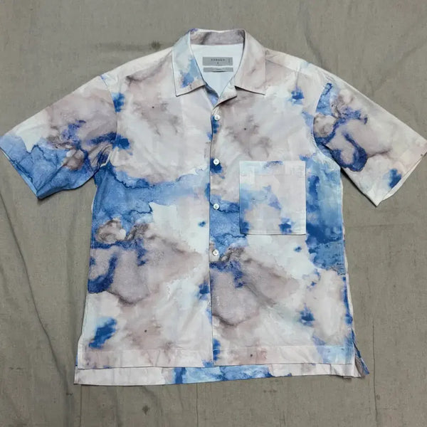 [BUNJANG] Comodo Oversized Cloud Short-Sleeve Shirt / 코모도 오버 구름 반팔 셔츠 L