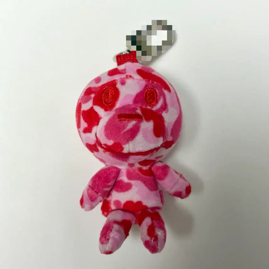 [BUNJANG] BAPE BABY MILO Camo Doll Keychain Pink / 베이프 베이비 마일로 카모 인형 키링 핑크