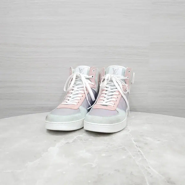 [BUNJANG] Louis Vuitton Limited Edition Prism Monogram High-Top Sneakers Size 6 / 6 / 루이비통 한정판 프리즘 모노그램 하이탑 스니커즈