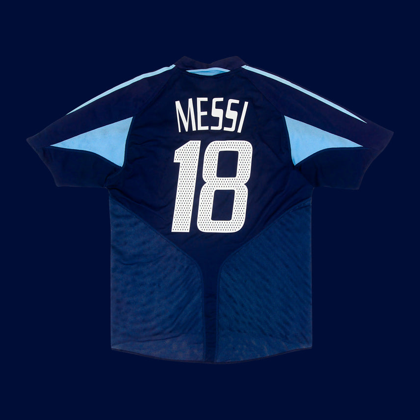 [BUNJANG] Adidas Argentina 04/06 Away Lionel Messi Replica Football Jersey L / 정품 아디다스 아르헨티나 유니폼 04 06 원정 리오넬 메시 해외 L