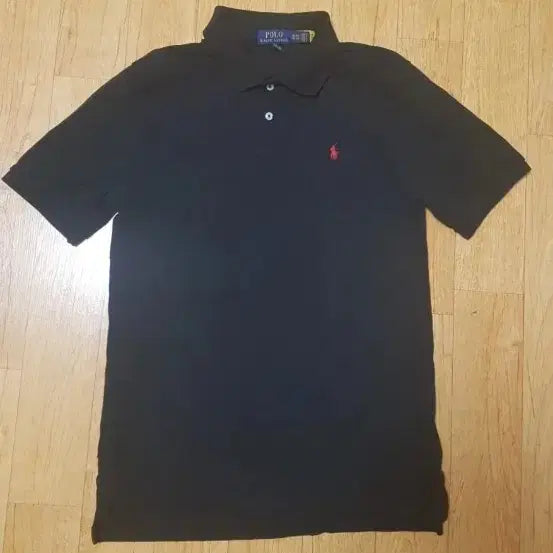 [BUNJANG] Polo Ralph Lauren Classic Fit Short Sleeve Polo Shirt Black / (QR인증,백화점판새상품급)폴로 랄프로렌 메시 클래식핏 반팔카라티100