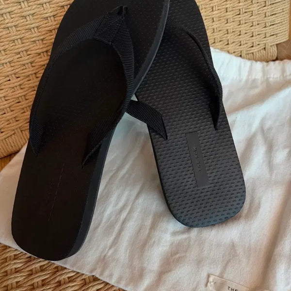[BUNJANG] The Row Dune Classic Sandals Black / 더로우 듄 클래식 샌들 블랙