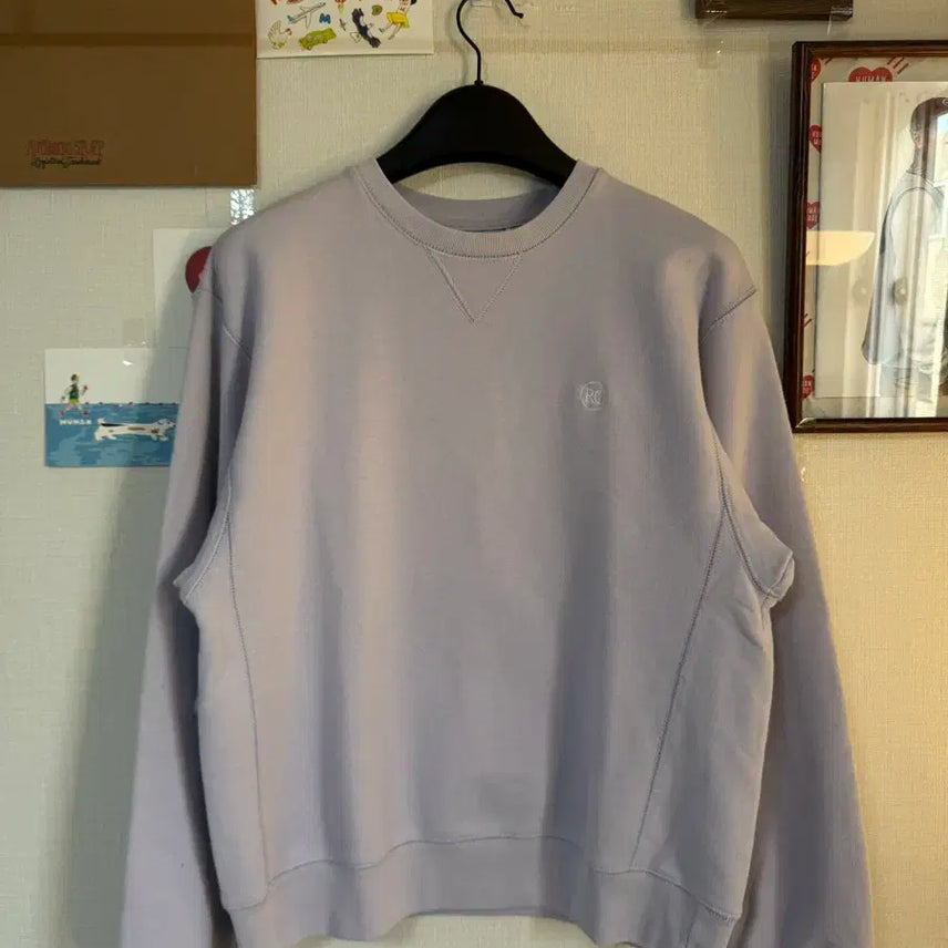 [BUNJANG] FlecTo Lavender Cotton Sweatshirt / [F]렉토 라벤더 맨투맨