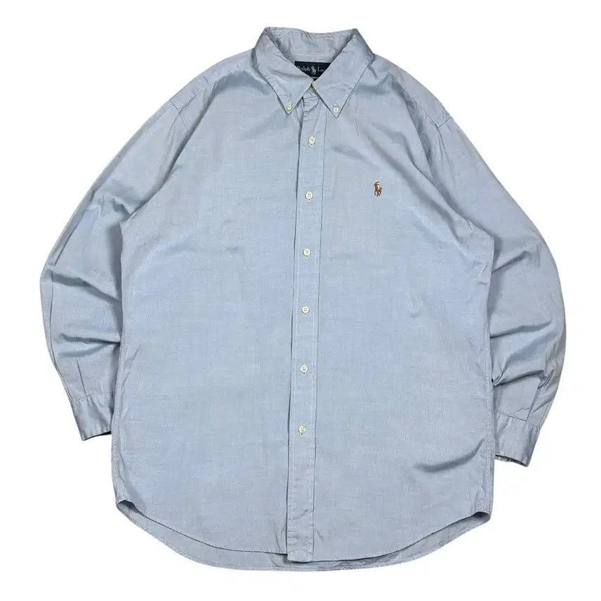 [BUNJANG] Polo Ralph Lauren Stable Blue Shirt / 폴로 랄프로렌 스타이블루 셔츠