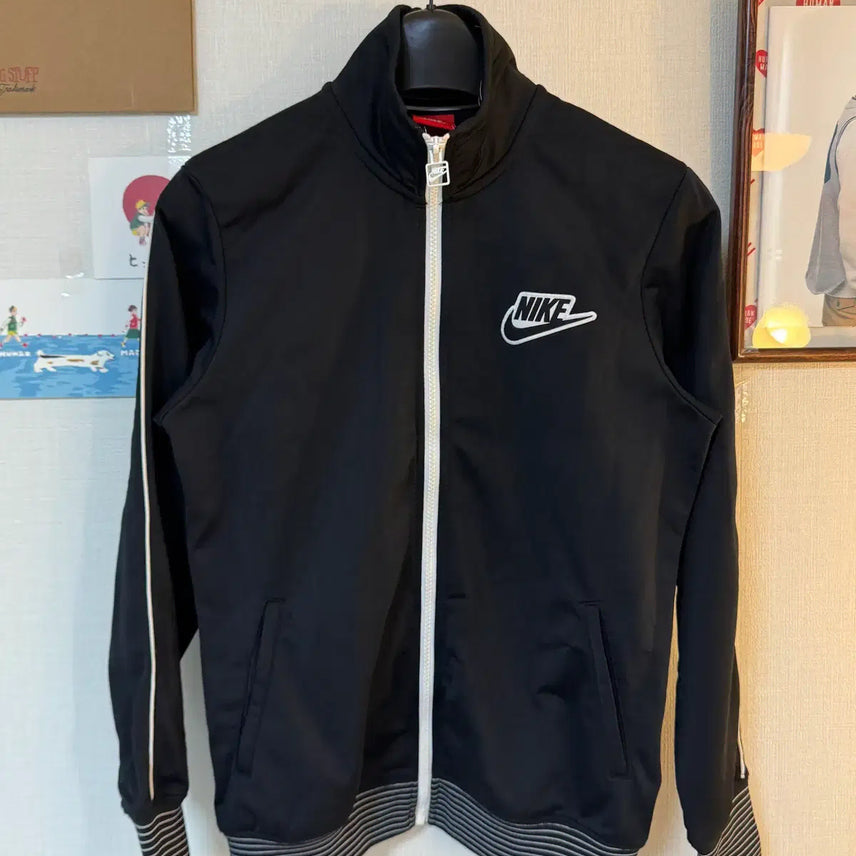 [BUNJANG] Nike Women's Jersey Zip-Up Track Top - Black (L) / (L)나이키 우먼스 저지 집업 트랙탑 블랙
