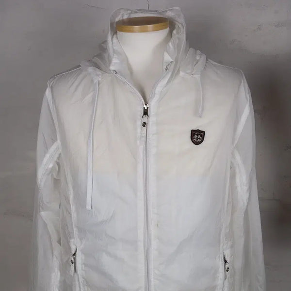 [BUNJANG] FUERZA Windbreaker Jacket White L Size / FUERZA 바람막이 L 화이트 새옷